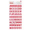 American Crafts Cutie Pie Thickers Stickers 97/Pkg-Glossy Puffy Alphabet